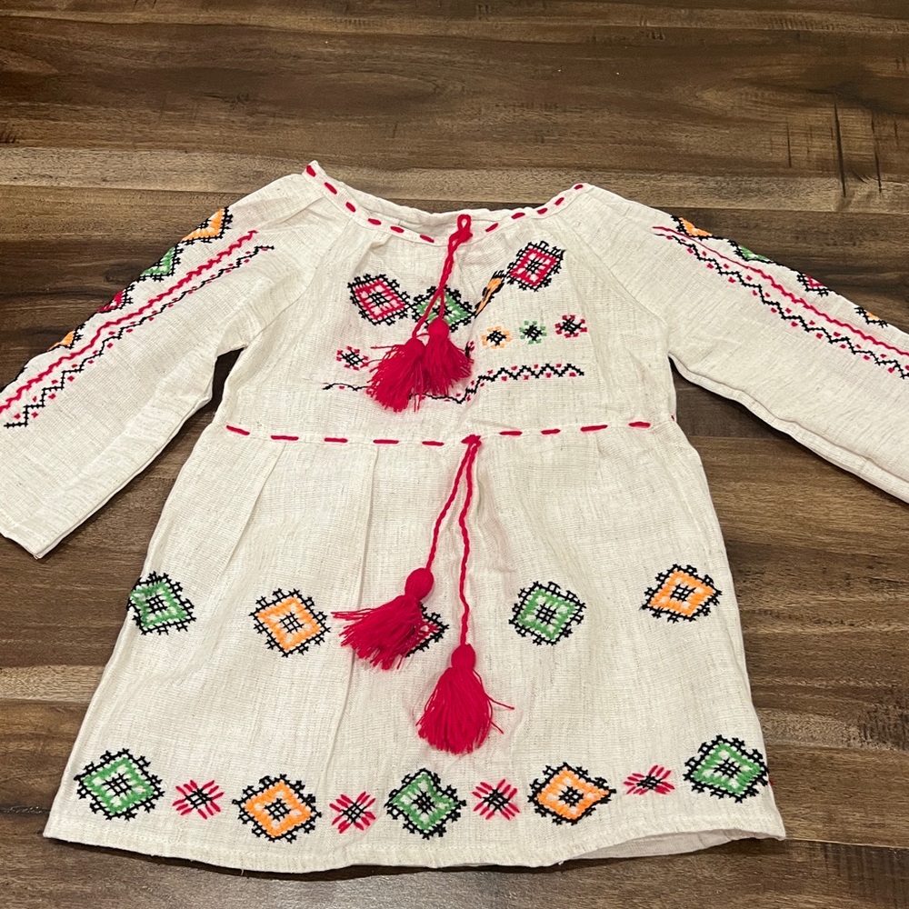 Ukrainian traditional embroidered dress baby girl 12 months 8 months - Picture 2 of 6
